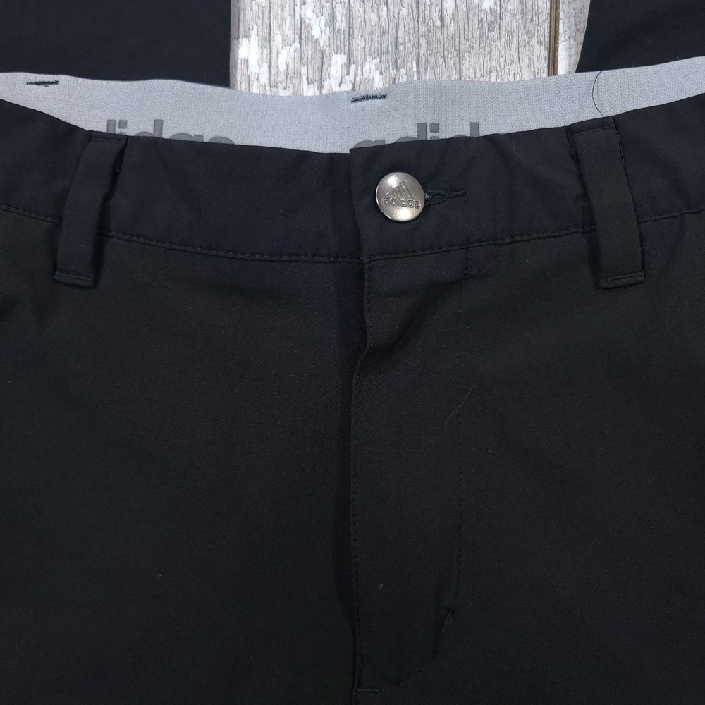Adidas Golf Pants Mens 30x31 Black Ultimate365 Performance Stretch Chino - Picture 5 of 9